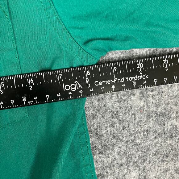 O'Reilly Auto Shirt Womens Small Green Work Uniform Short Sleeve Embroidered Top - Picture 6 of 8